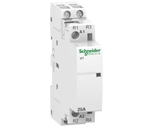 Komponenter for switchboxes og skap - Schneider Electric Acti9 ict contactor 25a 2nc 230v 18 mm - A9C20736