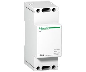 Komponenter for switchboxes og skap - Schneider Electric Bell transformer 25va 230vca 12..24vca - A9A15215