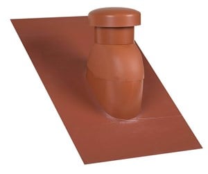 Tak & Fasade - Easy Flex Roofing Sabetoflex roof hood 5-45° ø125 red pib - UN331250545