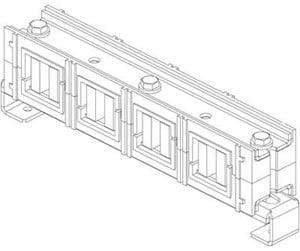 Switchboxes og skap - Cubic Busbar holder complete s2000/s2000hd - 0142-0000