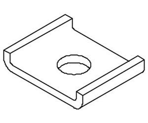 Switchboxes og skap - Cubic Contact piece - 0070-0000