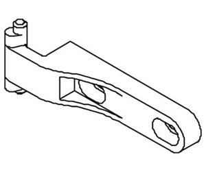 Switchboxes og skap - Cubic Hinge 120 degrees incl  washer - 1052-0000