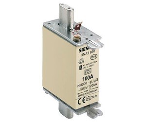 Komponenter for switchboxes og skap - Siemens Lv hrc fuse link 500v s.000 100 a 3na3830 - 3NA3830