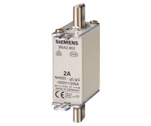 Komponenter for switchboxes og skap - Siemens Lv hrc fuse link 500v s.000 80 a 3na3824 - 3NA3824