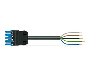 Kabler og ledninger - Winsta Connecting cable 4m hf eca socket/open-ended blue - 771-9985/116-401