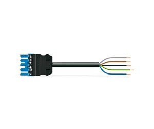 Kabler og ledninger - Winsta Connecting cable 3m hf eca socket/open-ended blue - 771-9985/116-301