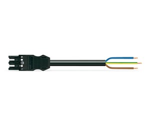 Kabler og ledninger - Winsta Pre-assembled connecting cable eca socket/open-ended black - 771-9993/116-101