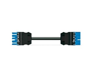 Kabler og ledninger - Winsta Interconnecting cable 4m pvc eca socket/plug blue - 771-9985/006-401