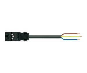 Kabler og ledninger - Winsta Pre-assembled connecting cable eca plug/open-ended black - 771-9993/216-301