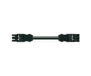 Kabler og ledninger - Winsta Pre-assembled interconnecting cable eca socket/plug black - 771-9993/016-501