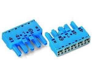 Kabler og ledninger - Winsta Socket 5-pole blue - 770-1105