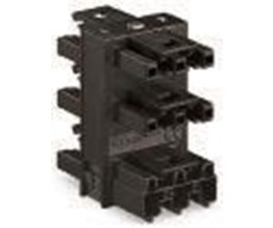 Kabler og ledninger - Winsta 5-way distribution connector 3-pole black - 770-608