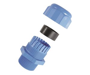 Koblingsutstyr - SIB Atex cable gland m20 blue (ex i) polyamide ø10-14 - F7422000E