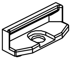 Switchboxes og skap - Cubic Closing clamp - 1180-0001