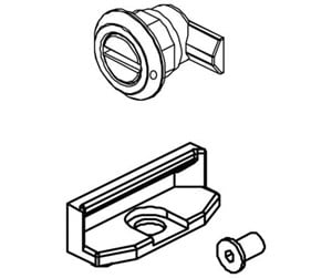 Switchboxes og skap - Cubic Snap screw with seal small complete - 0720-3001S