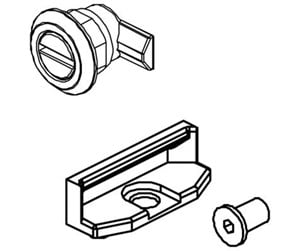 Switchboxes og skap - Cubic Snap screw complete - 0720-2001S