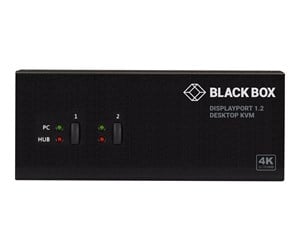 KVM-switch - Black Box - KVM / audio / USB switch - 2 ports - KV6222DP