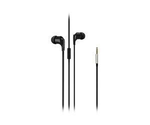 Hodetelefoner - Vivanco In-Ear Plugin Smartphone Headset Black - 36483