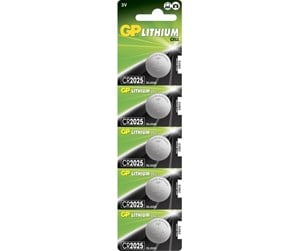 Batteri - GP CR 2025-C5 5-pack - 060.2025C5