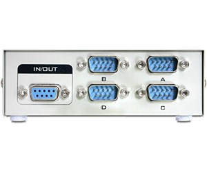 Switch/splitter - DeLOCK Serial Switch RS-232 / RS-422 / RS-485 4-Port Manual - 87589