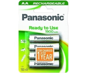 Batteri - Panasonic LR06 READY TO USE AA BATTERI 1900MAH 4 STK I BLIST - P-6E/4BC2050