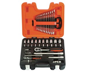 Verktøy - BAHCO socket set 1/4"-1/2" 41 pcs - S410