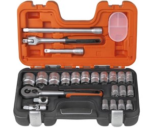 Verktøy - BAHCO socket set 1/2 24 pieces 10-32mm - S240