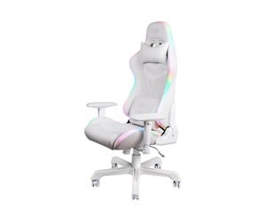 Gamingstol - Deltaco GAMING Gamingstol - PU-lær - Opptil 120 kg - GAM-080-W