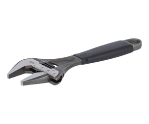 Verktøy - BAHCO ERGO™ Central Nut Wide Opening Jaw Adjustable Wrench with Rubber Handle and Phosphate Finish - 9029