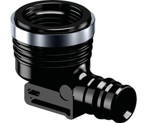 PEX-systemer - Uponor q&e elbow adapter 90° female thread ppsu black 16 mm x 12 - 1042334