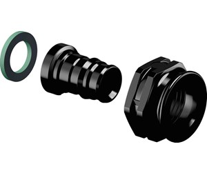 PEX-systemer - Uponor q&e adapter swivel nut ppsu black 16 mm x 12 - 1038021