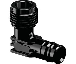 PEX-systemer - Uponor q&e elbow adapter 90° male thread ppsu black 16 mm x 12 - 1008666