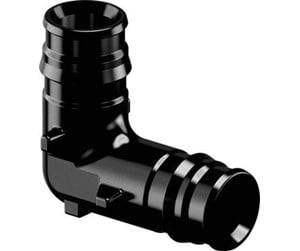 PEX-systemer - Uponor q&e elbow 90° ppsu black 16 mm - 1008679