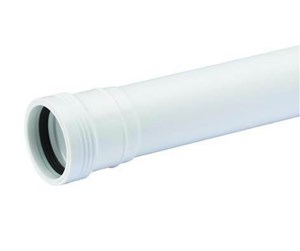 Dreneringsprodukter - Wavin Wafix pp pipe with sleeve 40 x 250 mm white - 1420002