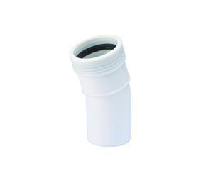 Dreneringsprodukter - Wavin Wafix pp bend 15° x 32 mm white - 1440300