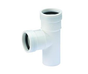 Dreneringsprodukter - Wavin Wafix pp branch 88.5° ø32 x ø32 mm white - 1440402