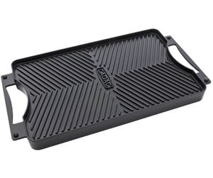 Grill & Tilbehør - Cadac Grillplate 26,5x48 cm vendbar. "Meridian"+"Titan" - 6001773985055