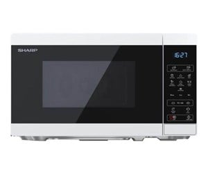 Mikrobølgeovn - Sharp YC-MS02E-W - microwave oven - freestanding - white - YC-MS02E-W