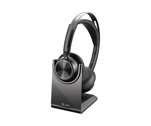 Hodetelefoner - Poly Voyager Focus 2 UC Standard USB-A with Charge Stand - 213727-01