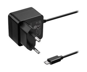 Mobil - Adaptere og ladere - Deltaco USB wall charger fixed Micro USB cable 1 - USB-AC178