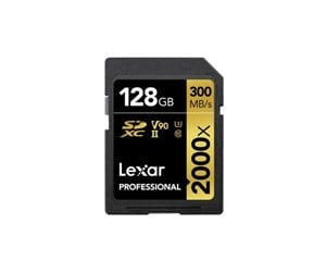 Minnekort - Lexar Professional Gold 2000x SD - 300MB/s - 128GB - LSD2000128G-BNNNG