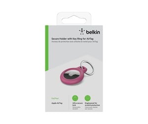 Mobil - Andre tilbehør - Belkin Secure Holder with Keyring - Pink - F8W973BTPNK