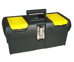 Verktøykasser & Lagringssystemer - Stanley 16 2000 metal latchtoolbox (16013) - 1-92-065