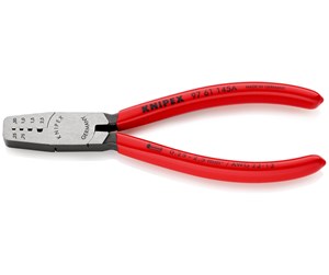 Verktøy for rørleggerarbeid - KNIPEX Presstenger for endehylser, Med trapes-pressing - 97 61 145 A