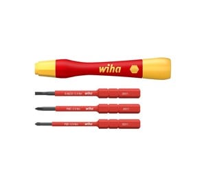 Håndverktøy - Wiha fine screwdriver set picofinish® slimvario® electric - 43167