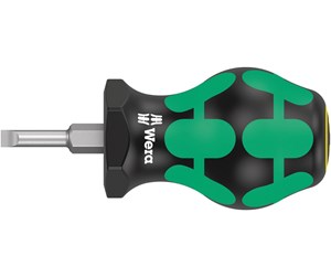 Håndverktøy - Wera 335 stubby/carburetor screwdriver 0.8 x 4 x 24.5 mm - 5008841001