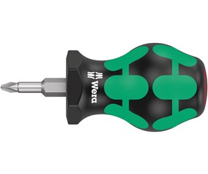 Verktøy - Wera 350 PH Phillips-head Stubby/carburetor screwdriver PH 1 x 25 mm - 5008850001