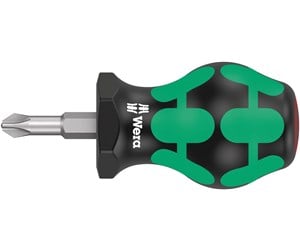 Håndverktøy - Wera 350 ph phillips-head stubby/carburetor screwdriver ph 2 x 25 mm - 5008851001