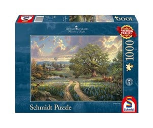 Puslespill - Schmidt Puzzle - Kinkade: Contry Living(1000 pieces) - SCH8461