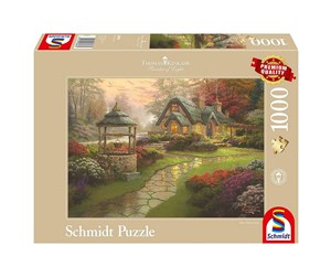 Puslespill - Schmidt Thomas Kinkade: Home to the Well 1000 - 385716